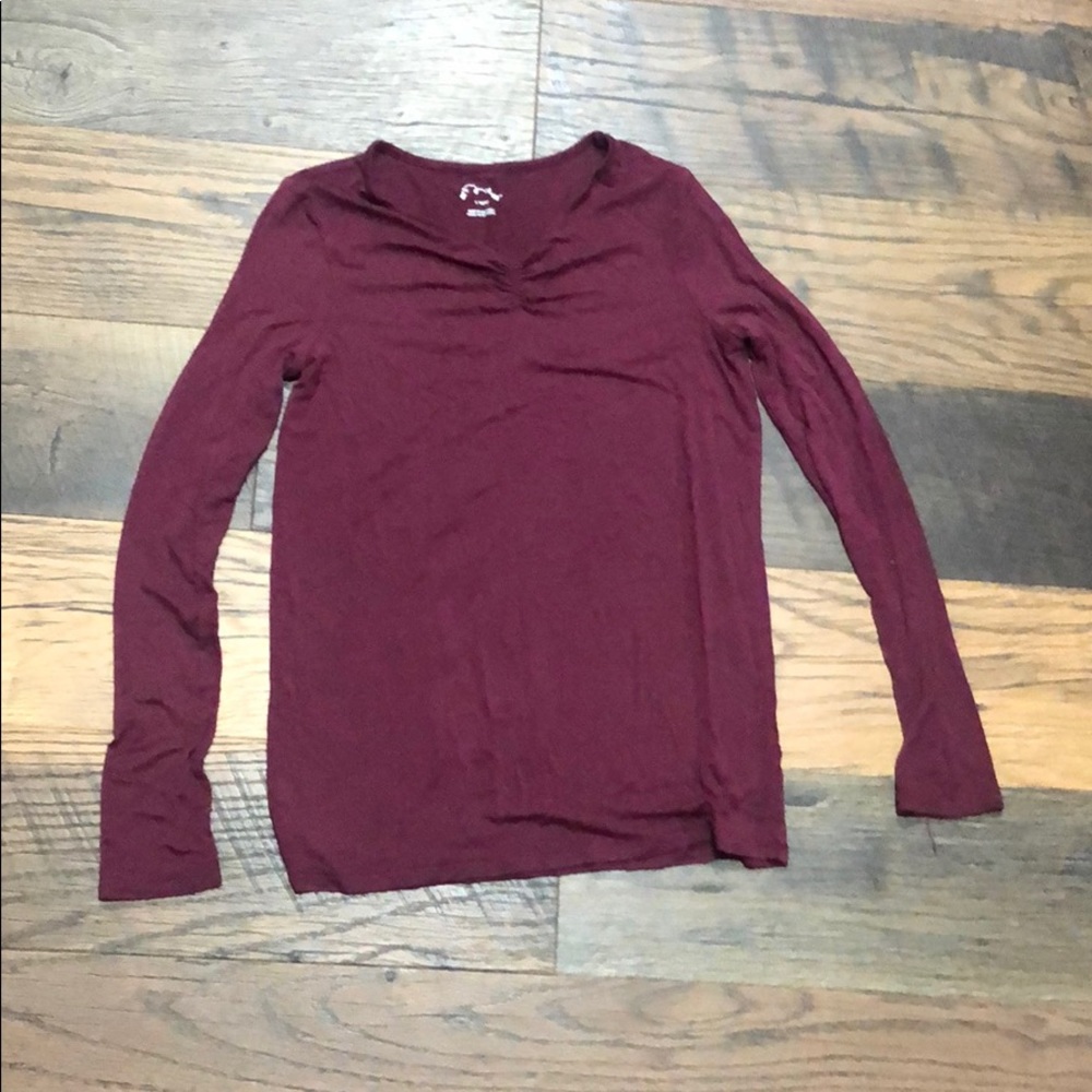 Girls maroon top